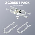 thumbnail image 3 of Cable de alimentación EP, paquete de 2, 1,8 m, extensión exterior de 3 clavijas, 3 of 8