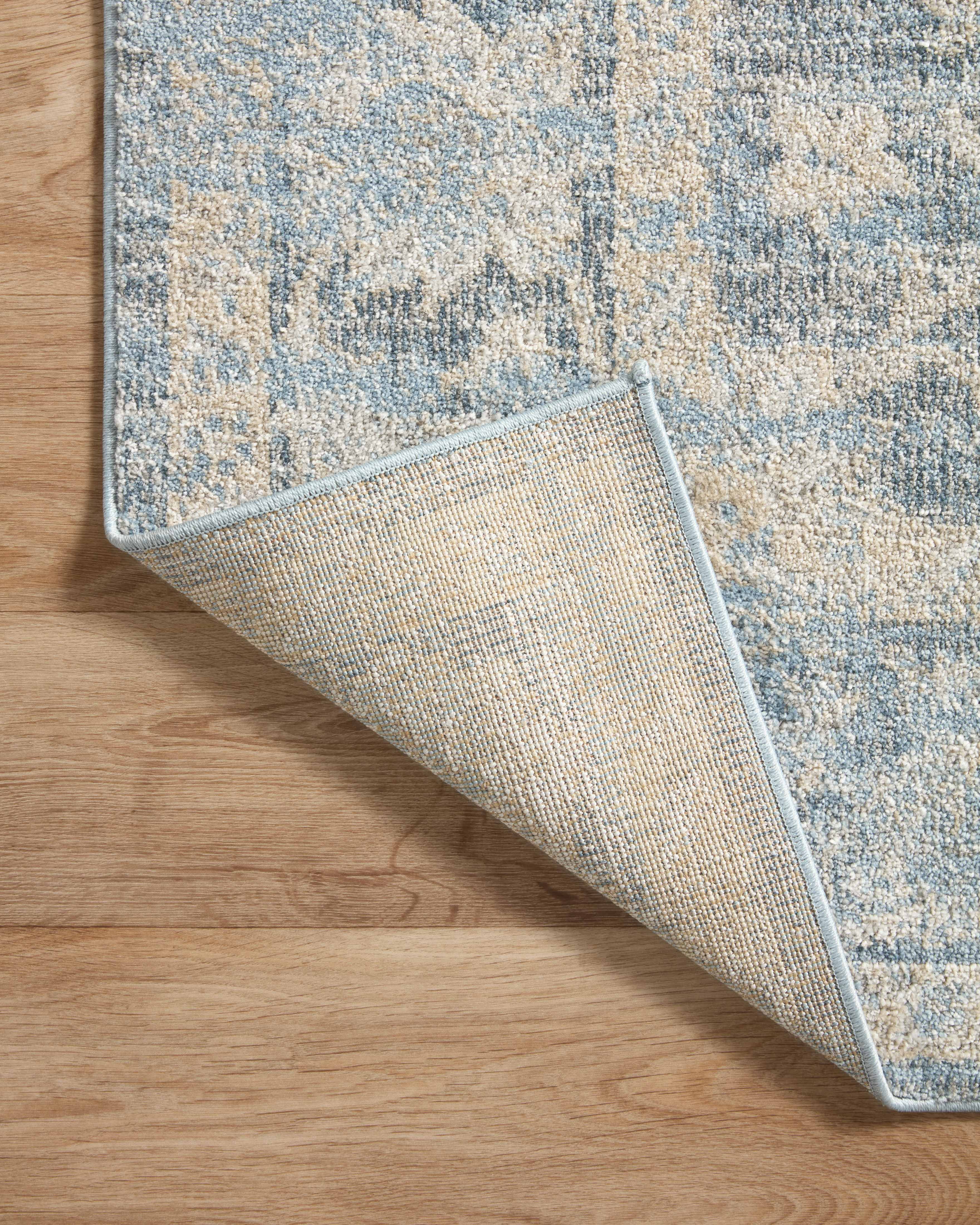 Loloi Odette Sky / Beige 2'-7" x 16'-0" Runner Rug