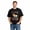 Black-92, variant on Just A Girl Loves Dave Girl Dad Graphic T-Shirt for Men 100% Cotton Soft Breathable Short Sleeve Crewneck Casual Comfort Tee Durable Everyday Wear Gift for Fathers and New Dads