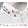 thumbnail image 2 of LoudSung False Collar Detachable Half Shirt Blouse Classical Fake Collar Embroidery Designs for Women Girls, 2 of 9