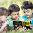 thumbnail image 4 of Colección de minerales y fósiles de roca para niños con más de 250 especímenes, 4 of 6