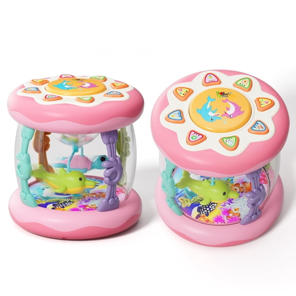 Baby Musical Toys, Toy for 1 Year Old, Baby Light Up Toys, Rotating Projector Infant Toys, Toys for Babies 6 12 Months, Christmas Birthday Gifts for Toddler