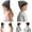 K-1pack-black/Darkgrey, variant on Knit Beanie Boys Girls Beanies- Winter Reversible Beanie Hats with Double Sides for 7-12