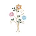 thumbnail image 3 of Decoración de pared de metal con diseño floral, detalles de arte de pared de hierro, regalos, esculturas de pared colgantes modernas, decoraciones de Estilo A, 3 of 8