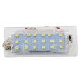 thumbnail image 4 of 2Pcs White CANbus LED Number License Plate Light Lamp 18 SMD 3528 For BMW E53 X5 1999-2003 E83 X3 03-10 X7JF, 4 of 5