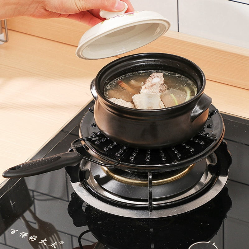2X Kitchen Gas Stove Heat Diffuser Plate, Reducer Flame Guard , Cooking Heat Distributor for Even Heating