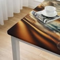 thumbnail image 5 of ONETECH Beach Scene Square Tablecloth Great for Home Kitchen/Parties/Holiday Dinner 100% Polyester Fiber 40*40, 5 of 8