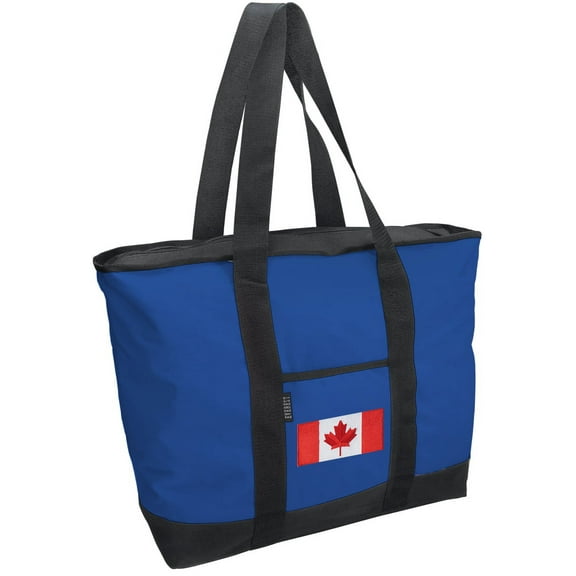 Canadian Flag Tote Bag Deluxe Canada Flag Tote Bags