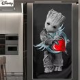 thumbnail image 1 of God of Love Groot bordado de diamantes de imitación completo, imagen de mosaico de diamantes, arte de flecha a través del corazón, Halloween, recién llegado, 1 of 3