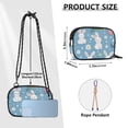 thumbnail image 4 of FORMRS Mini Crossbody Bag for Women Adjustable Shoulder Rope Travel Casual Phone Purse, Cartoon Easter Bunnies, 4 of 7