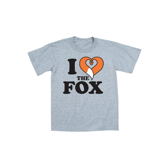 Instant Message - I Love the Fox-Toddler Shirt-ATHLETIC HEATHER-2T