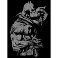 thumbnail image 2 of Batman Catwoman and Batman Kissing Men's Black Tee-L, 2 of 4