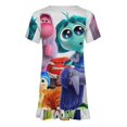 thumbnail image 5 of Inside Out Girls Short Sleeve Dress Soft Cute Designs Dresses Casual T-Shirt Dress 110CM, 5 of 7