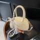 thumbnail image 1 of Bolso de mano tipo almohada de moda de nuevo estilo 2025 para mujer, bolso bandolera de hombro con encaje sencillo y elegante de alta gama., 1 of 5