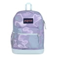 thumbnail image 2 of Mochila Jansport Cross Town Plus Platinum Puddles Backpack Casual Lila Liso, 2 of 7