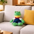 thumbnail image 5 of Cute Frog Plush object, Soft Stuffed Animal Adorable Design, Teenager Cuddly Stuffed Doll, object for Teenager Play Bedroom Home Decoration, 5 of 7
