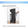 thumbnail image 3 of KeYiJia Filtre HFT600 T Humidificateur Mèche Filtre Compatible avec Humidificateur Tour HEV615 HEV620 Pièce de Remplacement HFT600T, Accessoire HFT600PDQ (Lot de 5) (Bleu), 3 of 5