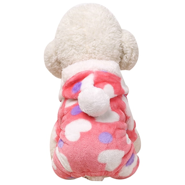 Ropa de cuatro patas para mascotas Ropa de algodón abrigada para perros Ropa para mascotas Terciopelo coral para mascotas 1641