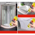 thumbnail image 4 of Waterproof Sealant Caulk 120ml Plastic Steel Mud White Caulking Paste Quick Drying Shrink Crack Proof Silicone Alternative for Kitchen Bathroom Window Tile Repair, 1-Pack, 4 of 9