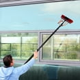 thumbnail image 5 of Water Fed Pole Kit, 24ft Length Water Fed Brush, Water Fed Cleaning System, Aluminum alloy Outdoor Window Cleaner w/Hose, Cleaning and Washing Tool for Window Glass, Solar Panel, 5 of 22