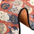 thumbnail image 5 of Dailycode Hallway Runner Rug 2x6 Non Slip Absorbent Soft Floor Mat for Home Kitchen Bedroom Entrance Cats Face, 5 of 7