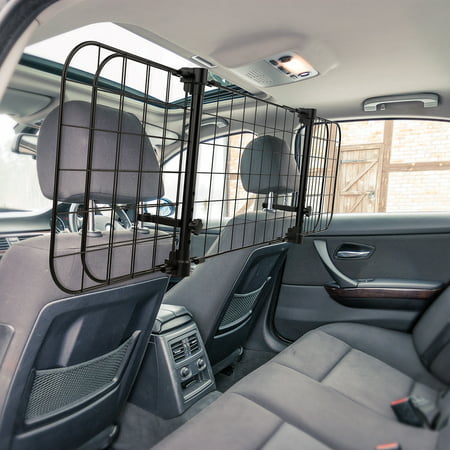Docamor Steel Car Barrier Adjustable Pet Barrier Dog Guard For SUV/ MPV/ Vehicle/