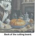thumbnail image 4 of Siberian Husky Fall Kitchen Pumpkins Glass Cutting Board Large 12 in x 15 in, 4 of 5