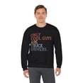 thumbnail image 5 of Truck Driver Sweatshirt Gifts Crew Neck Shirt Long Sleeve Unisex, 5 of 5