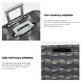 thumbnail image 3 of Honeii Silver Glitter Hearts Elastic Luggage Cover, featuring double-sided printing, is the ideal companion for travel, business trips, and daily use(not included suitcase )-Small, 3 of 7