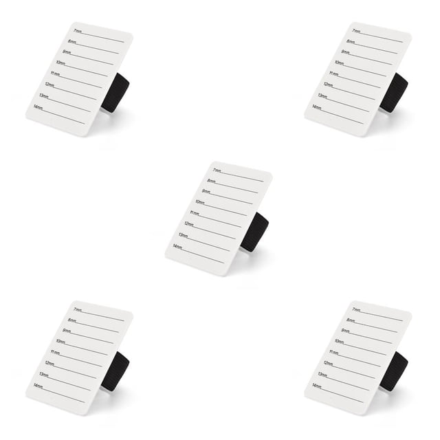Vogacara Fake Eyelash Tray Display Glass Extension Elastic Stand Pallet Hand Tool Pad Palette Plate Strip Lashes for Makeup Accessories Type2 NO2