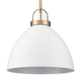 thumbnail image 4 of Elk Home 12-Inch Wide Somerville Pendant, Transitional, Matte White, 4 of 5
