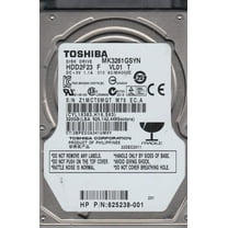 MK3261GSYN, A0/MH000C, HDD2F23 F VL01 T, Toshiba 320GB SATA 2.5 Hard Drive