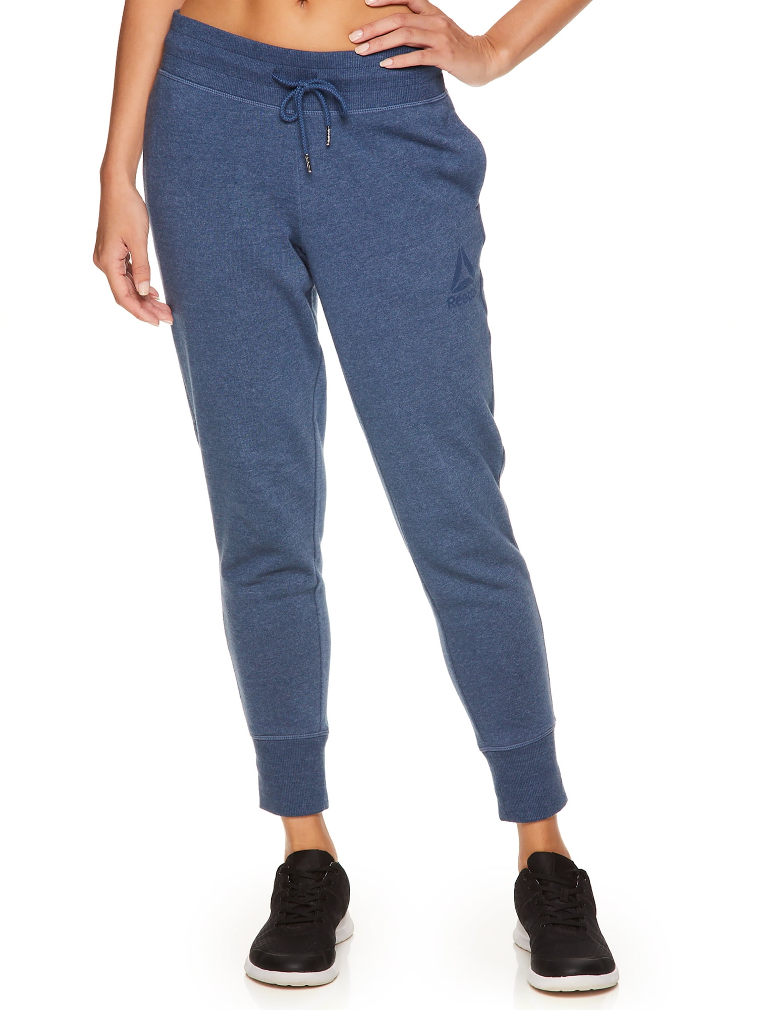 Reebok Womens' Cozy Fleece Jogger Sweatpants with Pockets - Walmart.com