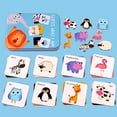 thumbnail image 2 of Milaget Fun Matching Game Flash Cards Montessori for Children Animal, 2 of 9