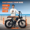thumbnail image 6 of All Terrain Mountain Ebike, 750W motor, 20IN fat tires ,high performance 48V electric bicycle for Adults ,UL2849, 6 of 8