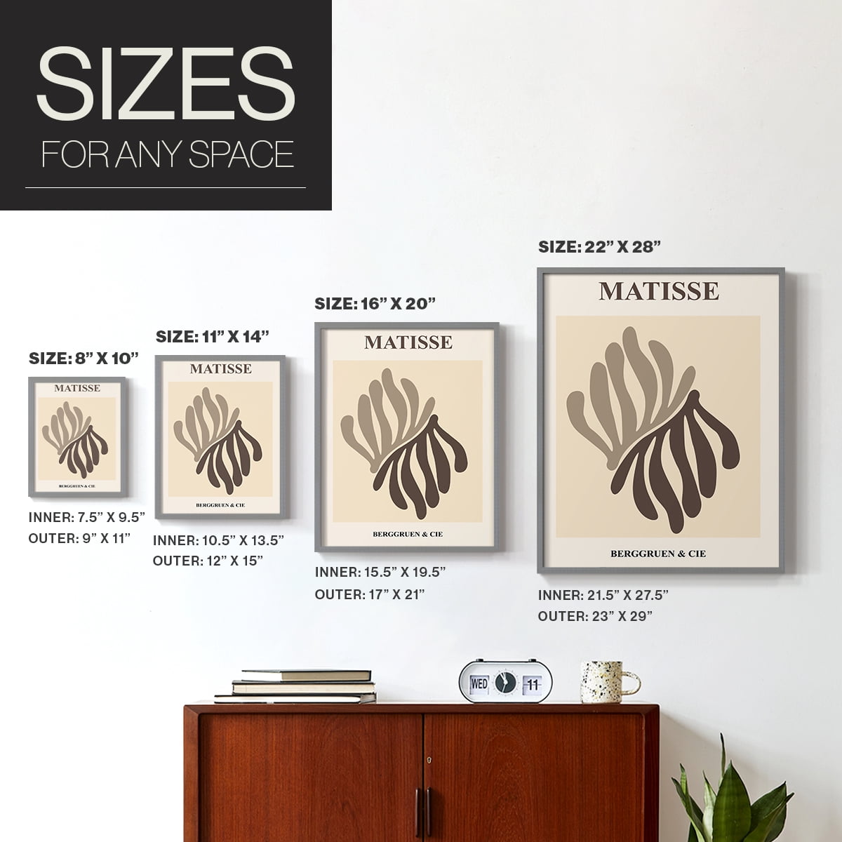 Matisse LXIV Framed Print - Solid Wood