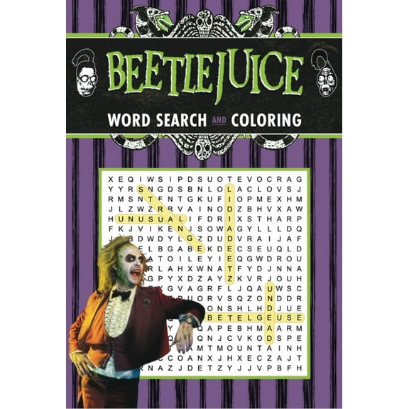 EDITORS OF THUNDER BAY PR: Beetlejuice Word Search and Coloring (Paperback)