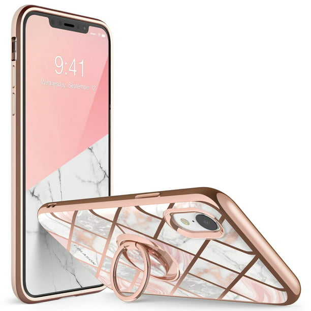 overzien Berekening Nieuwsgierigheid i-Blason Cosmo Snap Case Designed for iPhone XR, Slim with Built-in 360掳  Rotatable Ring Holder Kickstand Supports Car Mount (2018 Release) (Marble)  - Walmart.com