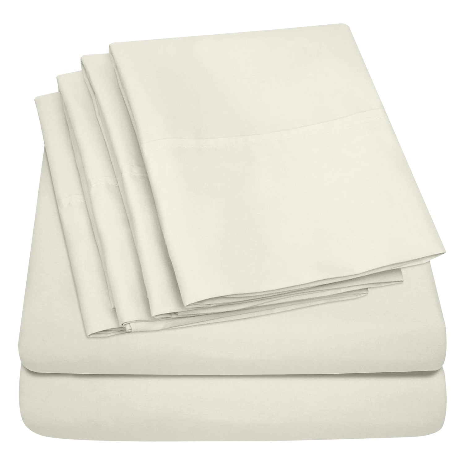 6-Piece Microfiber Bed Sheets ? Ultra-Soft, Wrinkle-Free, Deep Pocket Fit