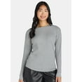 thumbnail image 4 of Time and Tru Women's Thermal Top with Long Sleeves, 2-Pack, Sizes XS-XXXL, 4 of 5