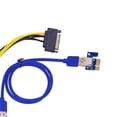 thumbnail image 3 of Usb 3.0 Pci-E Riser 1X 4X 8X 16X Extender Riser Adaptador Tarjeta Sata 15Pin A 6 Pin Cable De Alimentación Cateissary EL008234-00, 3 of 6