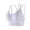 White, variant on Diufon Sports Bras for Women No Underwire Full Coverage Bras Solid Color Breathable Bras