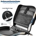 thumbnail image 4 of FORMRS Zipper Binder with Shoulder Strap 2-inch Ring 500 Sheet Capacity File Bag, Art Mountains, 4 of 5