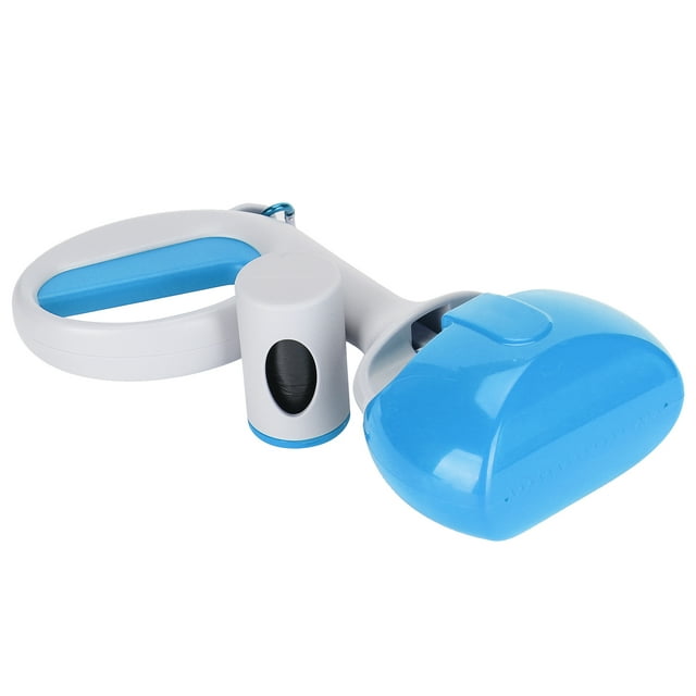 Pooper Scooper, Beautify Environment Dog Poop Scoop Easy Towash With Durable Springs For Pet Poop Cleaning Small Blue