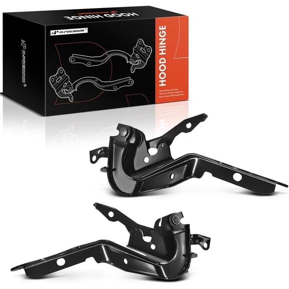 A-Premium Front Driver and Passenger Hood Hinges Compatible with Scion xB 2008-2015, Front Left and Right Side, 2-PC Set, Replace# 5342012570, 5341012580