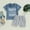 Z41summer-Blue, variant on Gerichy Baby Boy Outfits Toddler Baby Boy Summer Clothes Letter DAD'S little DUDE Print Shorts Set 0 6 12 18 24 Months Outfits Baby Boys Summer Outfit