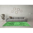 thumbnail image 3 of Ahgly Company Indoor Rectangle Persian Emerald Green Traditional Area Rugs, 7' x 9', 3 of 4