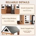 thumbnail image 6 of Outdoor Playhouse, Kids Playhouse with Play Kitchen, Kids Wooden Playhouse with Grill Oven, Bread Oven, Toddler Playhouse with Door, Windows, Doorbell for Kids Outdoor, Play House for Kids Ages 3+, 6 of 9