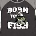 thumbnail image 4 of Inktastic Born to Fish Women's Plus Size T-Shirt, 4 of 5