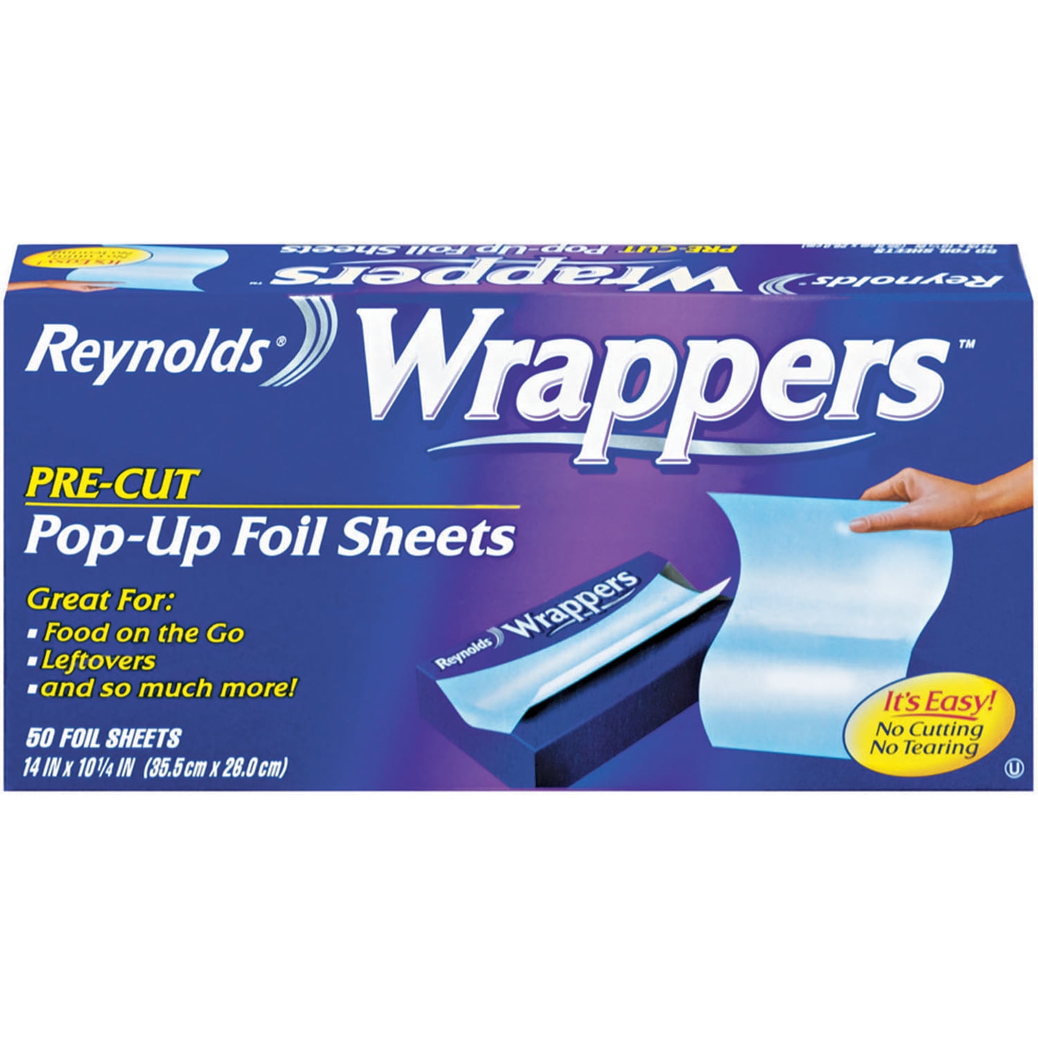 Reynolds Pre Cut Aluminum Foil Sheets 12 X 10 75 Inches 50 Sheets 
